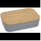 Boîte à lunch en fibre de bambou avec couvercle pour planche à découper