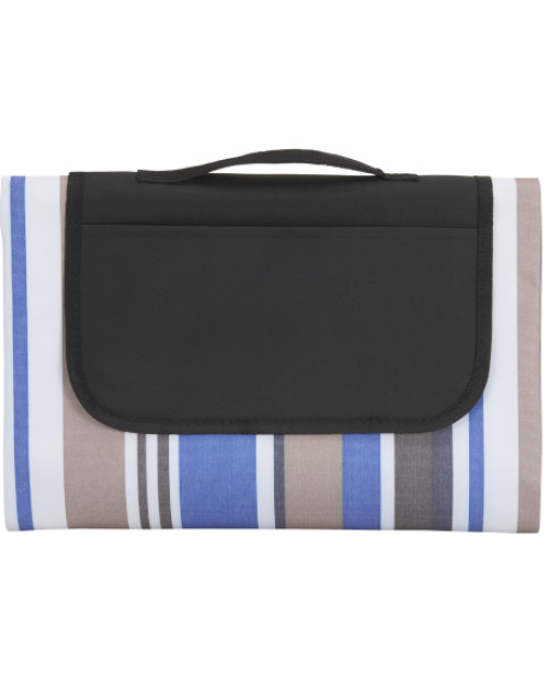 Couverture de pique-nique et de plage rayée surdimensionnée