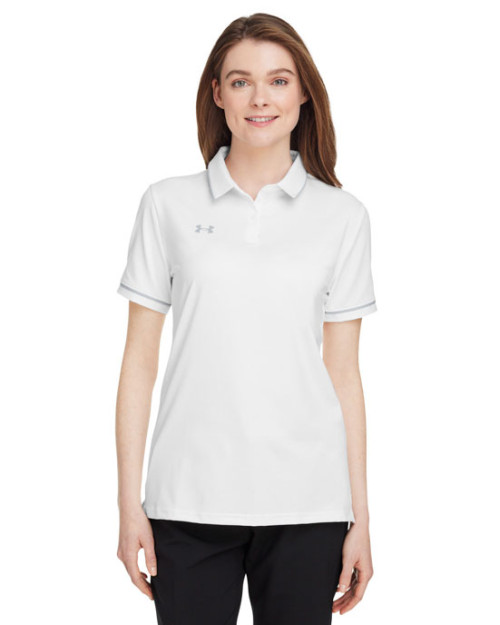 Polo de performance Teams à liseré pour femme