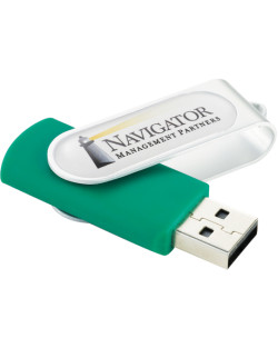 Clé USB rotative dôme 1 Go