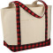 Fourre-tout bateau en coton Buffalo Plaid 18oz