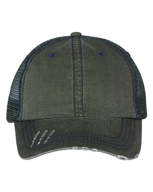 Casquette Trucker Herringbone