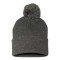 Tuque à pompon et revers 12