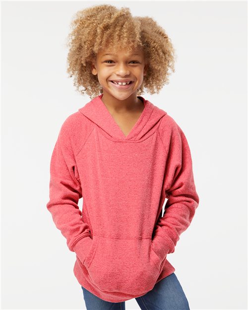 Molleton à capuchon raglan en mélange spécial pour enfants