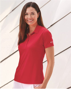Polo de golf crestible solid pour femmes