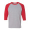 T-shirt à manches trois-quarts raglan Heavy Cotton™