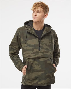 Anorak en nylon à capuchon