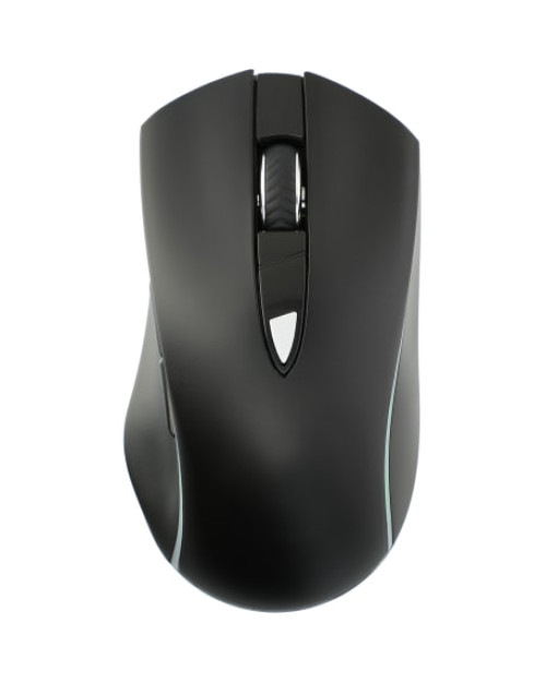 Souris optique sans fil avec logo lumineux