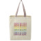 Fourre-tout en coton recyclé arc-en-ciel de 8 oz