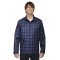 Manteau léger pour homme Locale City de North End SportMD Bleu à carreaux