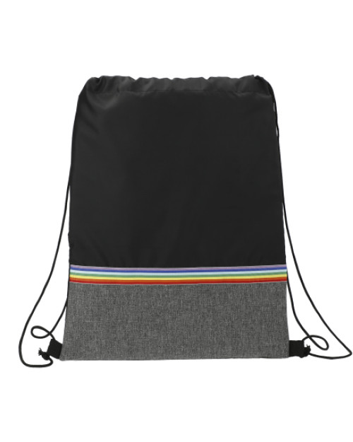 Sac à cordon RPET arc-en-ciel