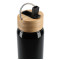 Bouteille Billy en aluminium ECO de 26 oz avec couvercle en bambou FSC