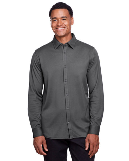 Performance CrownLux Chemise tressée à col boutonné pour homme